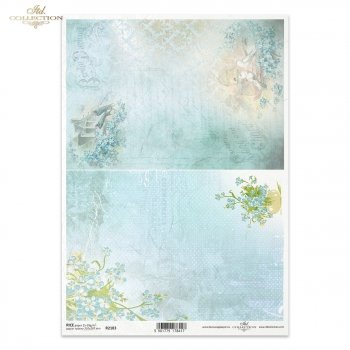 Reispapier für Serviettentechnik und Decoupage R2183