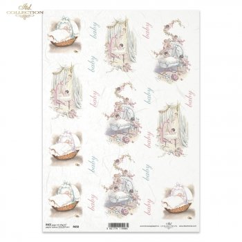 Reispapier für Serviettentechnik und Decoupage R0658