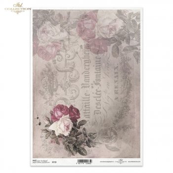 Reispapier für Serviettentechnik und Decoupage R0719