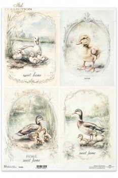 Reispapier A3 für Decoupage R1403L