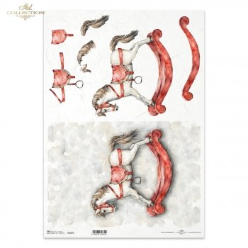 Reispapier A3 für Decoupage R1327L