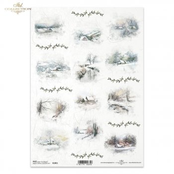 Reispapier für Serviettentechnik und Decoupage R1801