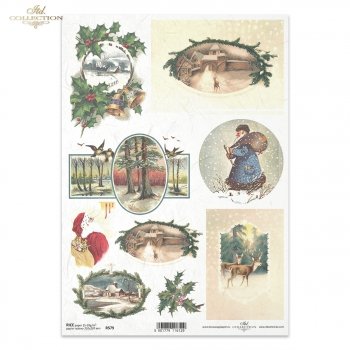 Reispapier für Serviettentechnik und Decoupage R0579