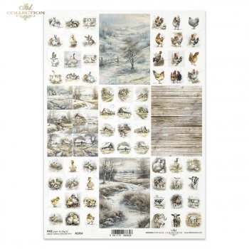 Reispapier für Serviettentechnik und Decoupage R2354