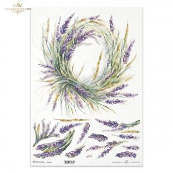 Reispapier A3 für Decoupage R1257L