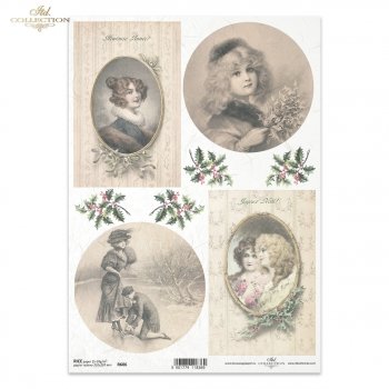 Reispapier für Serviettentechnik und Decoupage R0606