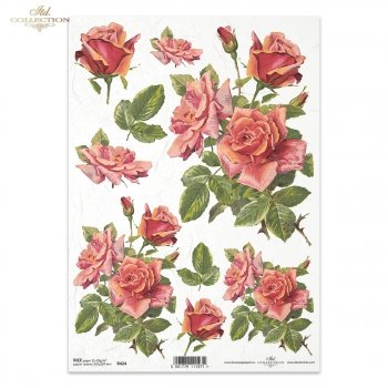 Reispapier für Serviettentechnik und Decoupage R0424