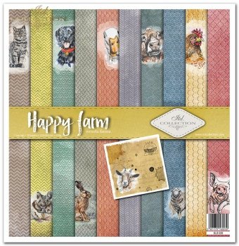 Set von Papieren für Scrapbooking SLS-028 ''Glückliche Farm''