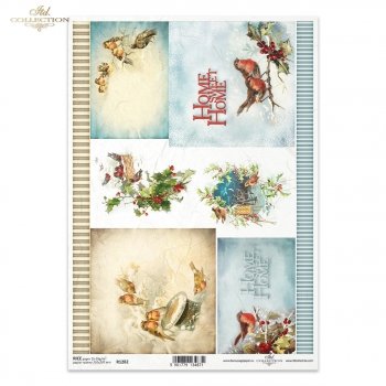 Reispapier für Serviettentechnik und Decoupage R1282