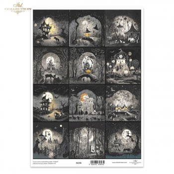 Translucent scrapbooking paper P0298