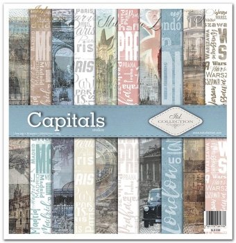 Scrapbooking papers SLS-030 ''Capitals''