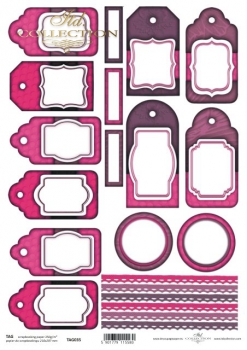 Tags, frames to scrapbooking TAG0035