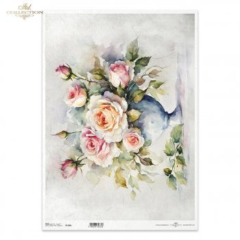 Papel de arroz decoupage A3 R1300L