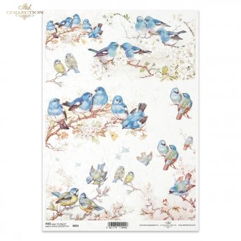 Papel de arroz para decoupage R0654