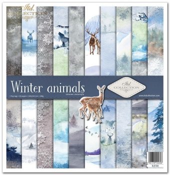 Papeles Scrapbooking SLS-022 ''Animales de invierno''