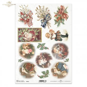 Papel de arroz para decoupage R1015