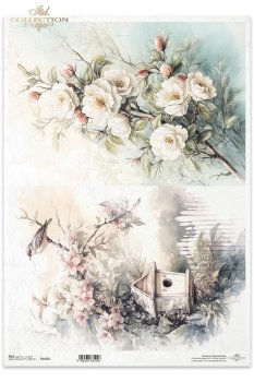Papel de arroz decoupage A3 R1425L
