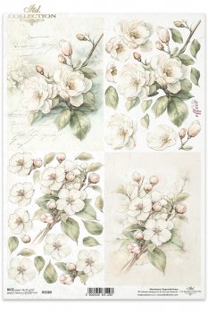 Papel de arroz para decoupage R2589