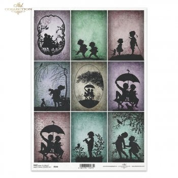 Papel de arroz para decoupage R0544