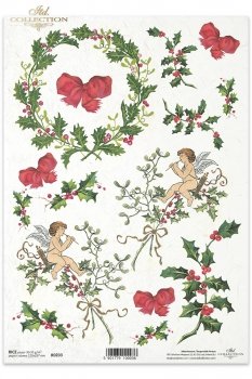Papel de arroz para decoupage R0203