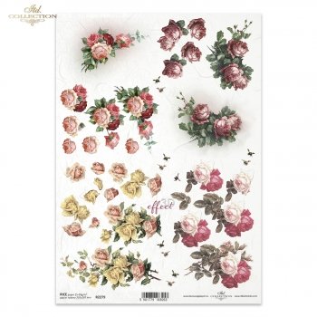 Papel de arroz para decoupage R2279
