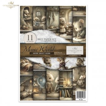 Conjunto Creativo RP095 Mouse World - Home Sweet Home