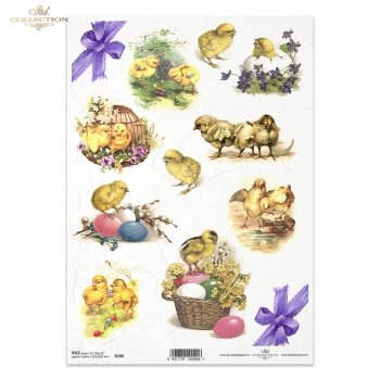 Papel de arroz para decoupage R0290