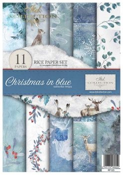 Conjunto Creativo RP025 - Navidad en azul