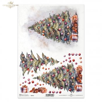 Papel de arroz para decoupage R2472