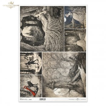 Papel de arroz decoupage A3 R1382L
