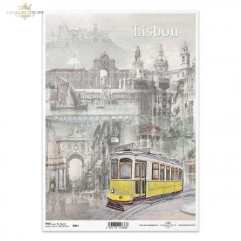 Papel de arroz para decoupage R0934