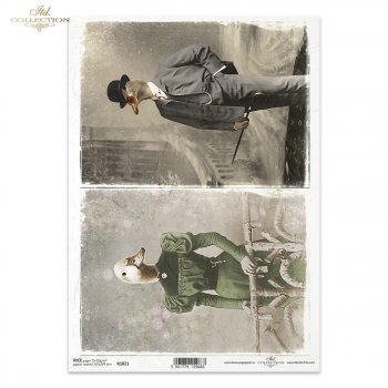 Papel de arroz para decoupage R1821