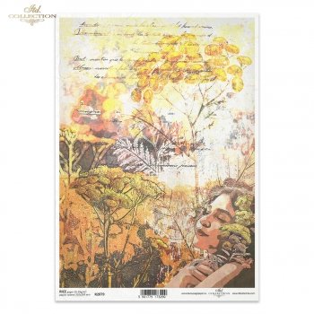 Papel de arroz para decoupage R2079