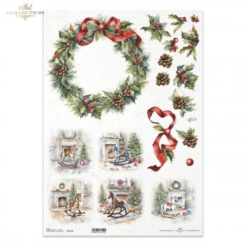 Papel de arroz decoupage A3 R1277L