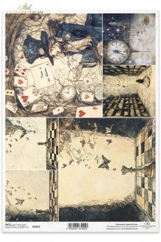 Papel de arroz para decoupage R2653