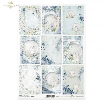 Papel de arroz para decoupage R2043