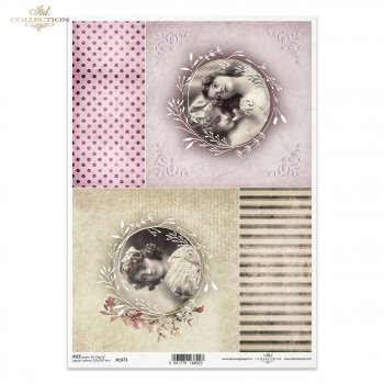 Papel de arroz para decoupage R1373