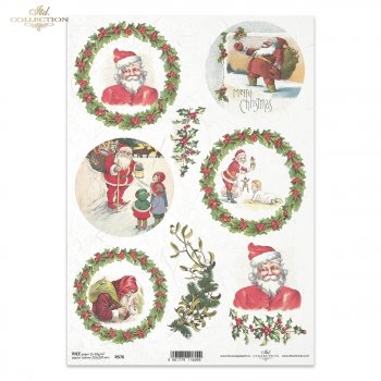 Papel de arroz para decoupage R0576
