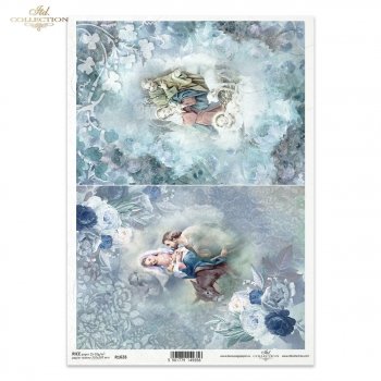Papel de arroz para decoupage R1628