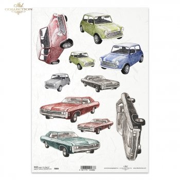 Papel de arroz para decoupage R0884
