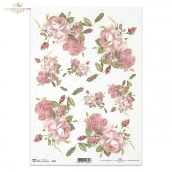 Papel de arroz para decoupage R0359