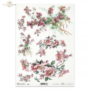 Papel de arroz para decoupage R0964