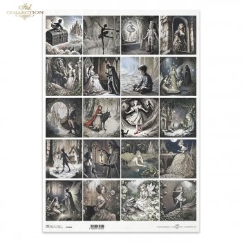 Papel de arroz decoupage A3 R1386L
