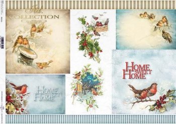Papel de arroz decoupage A3 R0151L
