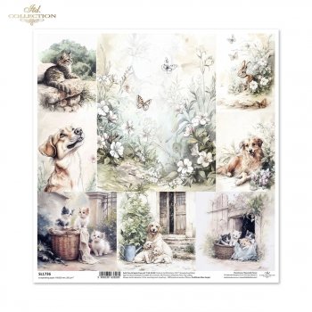 Papier do scrapbooking (HS code 48025890) SL1736