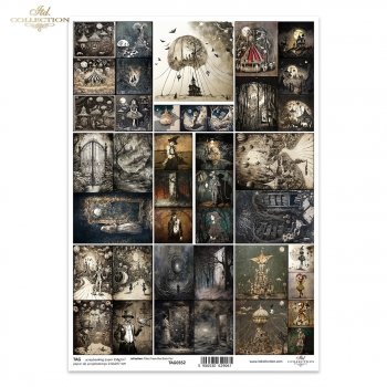 Tagi do scrapbooking (HS code 48025890) TAG0352