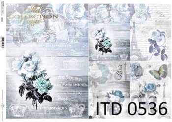 Papier decoupage ITD D0536