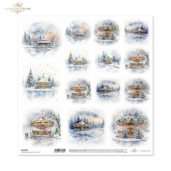 Papier do scrapbooking (HS code 48025890) SL1704