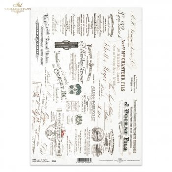 Papier ryżowy (HS code 48021000) R0348
