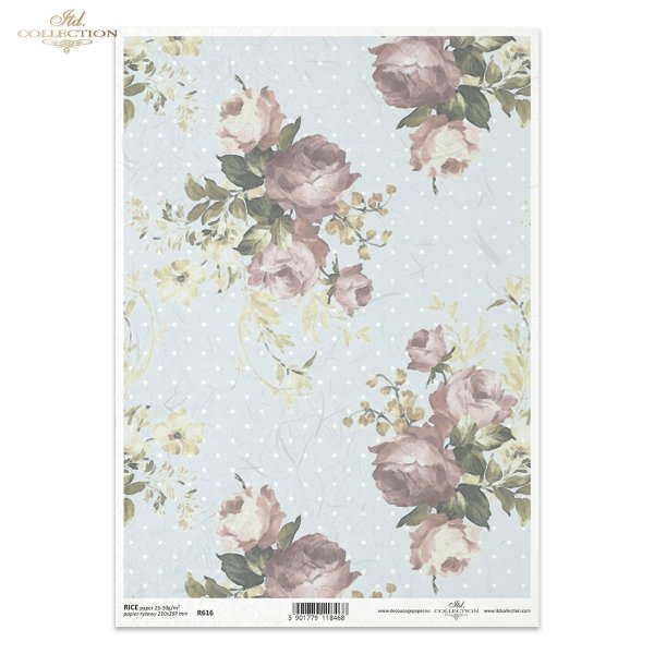 Schabby Chic, tło, kropki, róża, kwiat, bukiet, R616,background, dots, rose, flower, bouquet, Hintergrund, Punkte, Rose, Blume, Strauß, fondo, lunares, rosa, flor, ramo